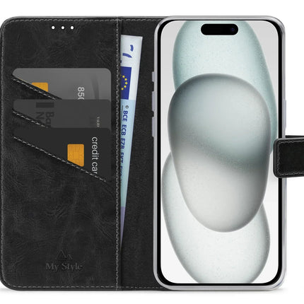 My Style Flex Wallet For Apple Iphone 13/14/15 Black