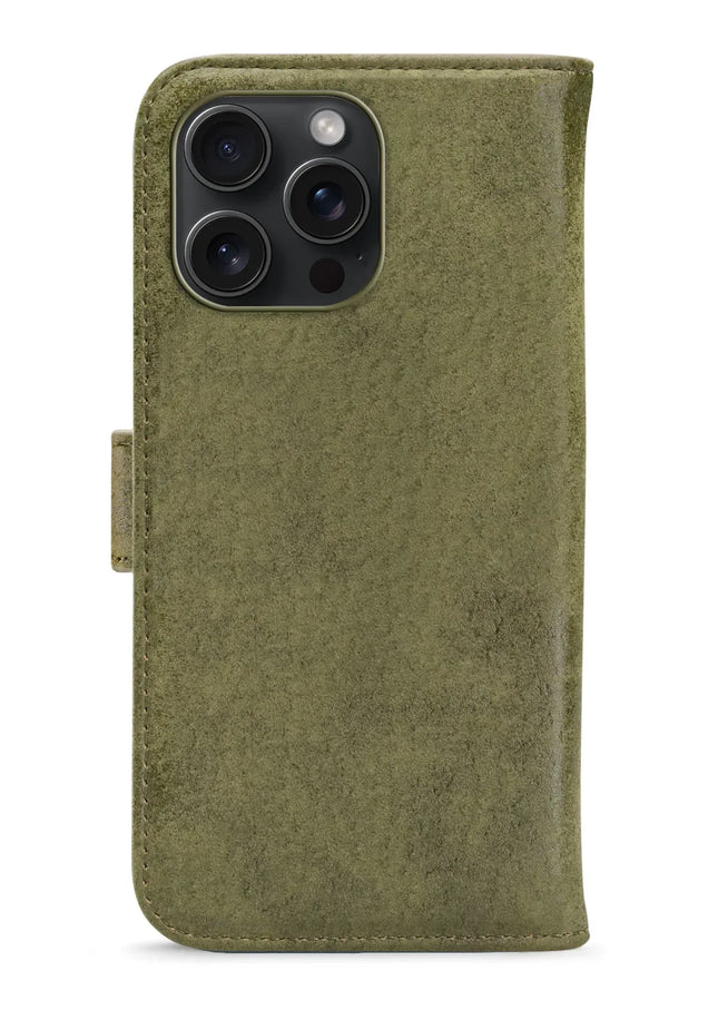 My Style Flex Wallet For Apple Iphone 15 Pro Max Olive