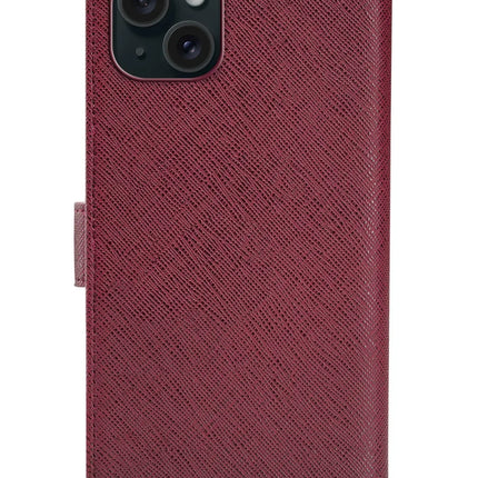 My Style Flex Wallet For Apple Iphone 15 Plus Bordeaux