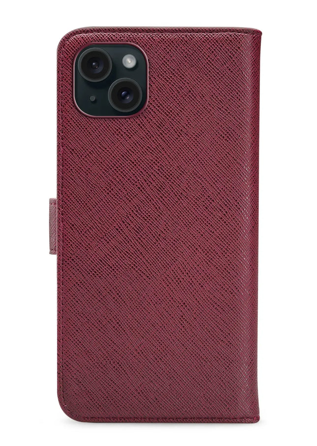 My Style Flex Wallet For Apple Iphone 15 Plus Bordeaux