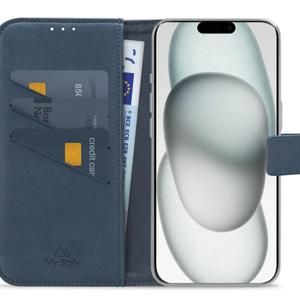My Style Flex Wallet For Apple Iphone 13/14/15 Ocean Blue