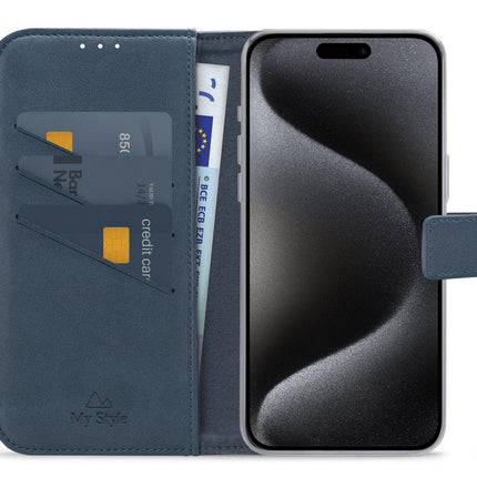 My Style Flex Wallet For Apple Iphone 15 Pro Max Ocean Blue
