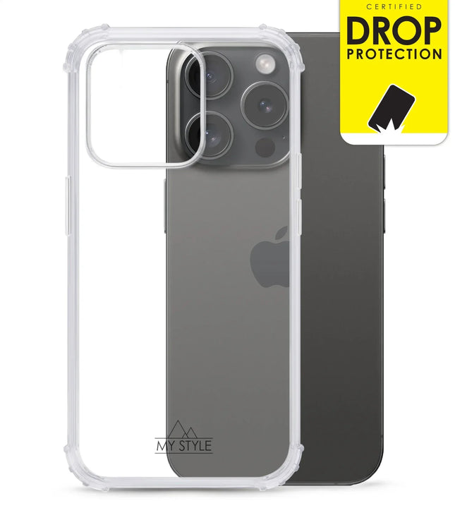 My Style Protective Flex Case For Apple Iphone 15 Pro Clear
