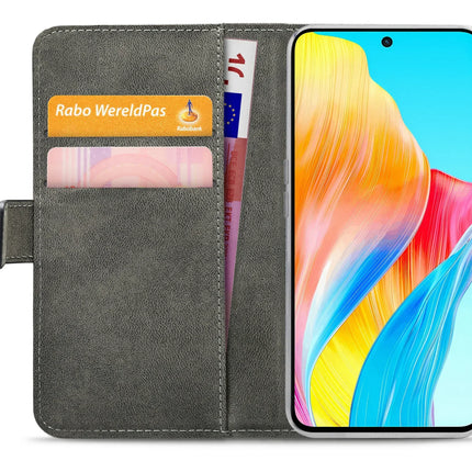 Mobilize Classic Gelly Wallet Book Case Oppo A98 5G Black