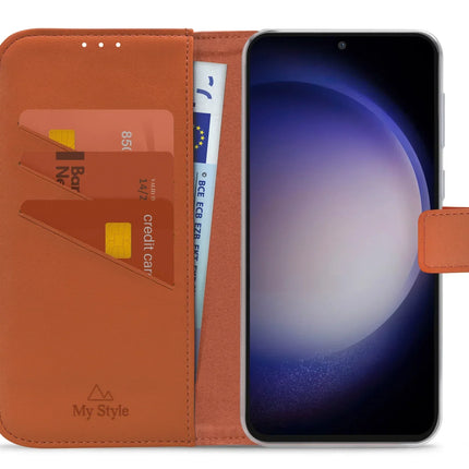 My Style Flex Wallet For Samsung Galaxy S23 Fe 5G Rust Red