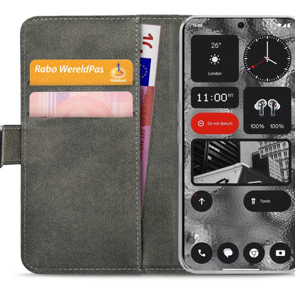 Mobilize Classic Gelly Wallet Book Case Nothing Phone (2) Black