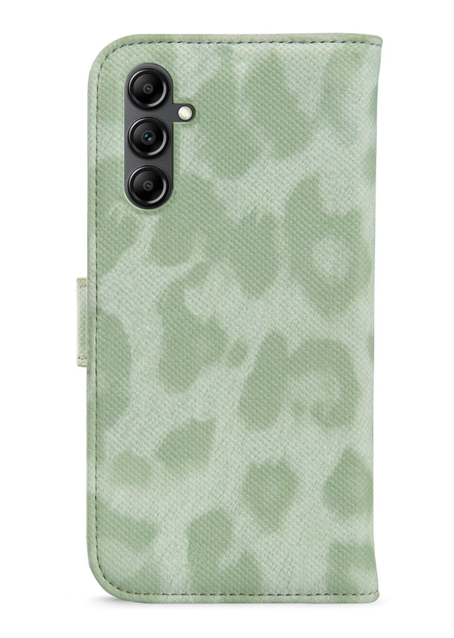 My Style Flex Wallet For Samsung Galaxy A14 4G/5G Green Leopard