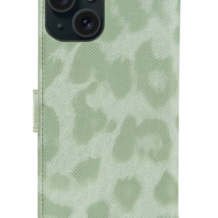 My Style Flex Wallet For Apple Iphone 13/14/15 Green Leopard