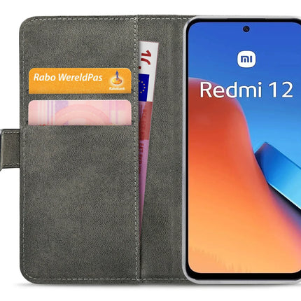 Mobilize Classic Gelly Wallet Book Case Xiaomi Redmi 12 Black