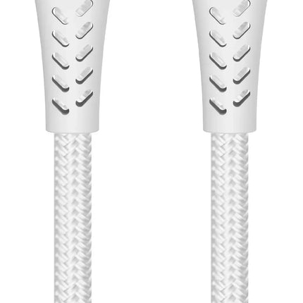 Mobilize Strong Nylon Cable Usb-C To Usb-C 20Cm. 100W White