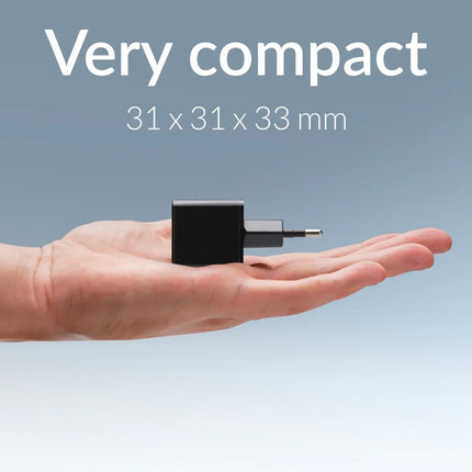 Mobilize Wall Charger Usb-C Gan 30W With Pd/Pps Black