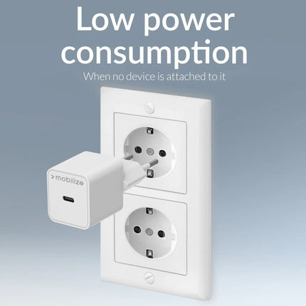 Mobilize Wall Charger Usb-C Gan 30W With Pd/Pps White