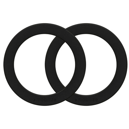Mobilize Magsafe Compatible Metal Ring Black (2-Pack)