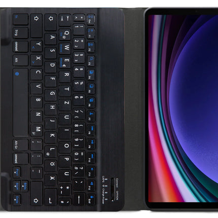 Mobilize Detachable Bluetooth Keyboard Case Samsung Galaxy Tab S9+/S9 Fe+/S10+ 12.4 Black Qwertz