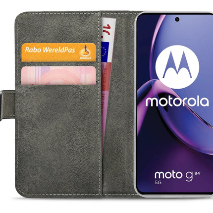 Mobilize Classic Gelly Wallet Book Case Motorola Moto G84 Black