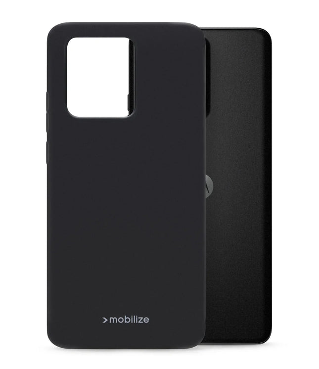 Mobilize Rubber Gelly Case Motorola Edge 40 Neo Matt Black