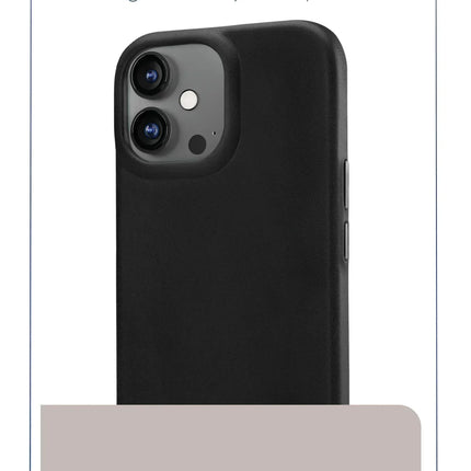 Mobilize Magsafe Compatible Premium Leather Case Apple Iphone 15 Black
