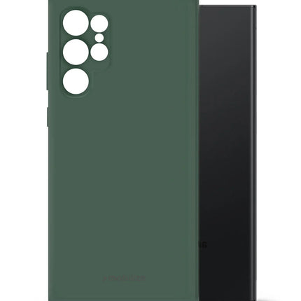 Mobilize Rubber Gelly Case Samsung Galaxy S24 Ultra 5G Matt Green
