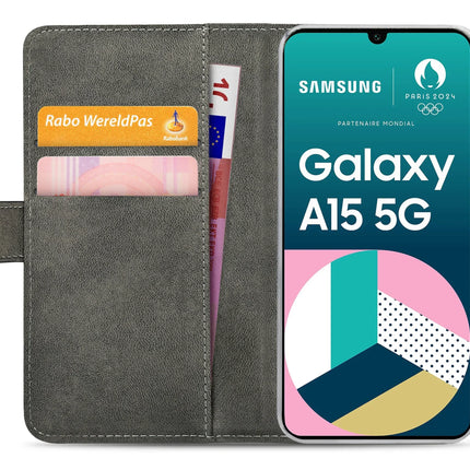 Mobilize Classic Gelly Wallet Book Case Samsung Galaxy A15 4G/5G Black