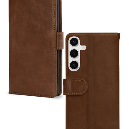 Mobilize Leather Wallet Samsung Galaxy S24 5G/S25 5G Brown