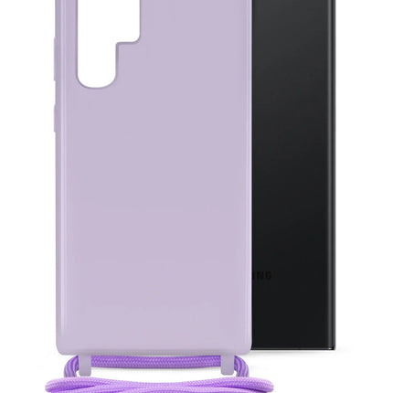 Mobilize Lanyard Gelly Case For Samsung Galaxy S24 Ultra 5G Pastel Purple