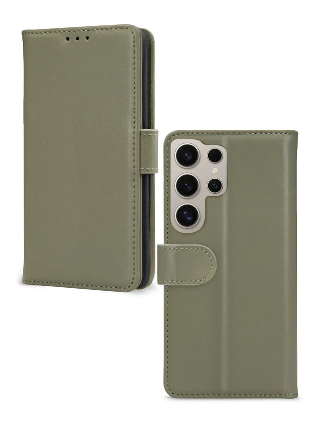 Mobilize Premium Gelly Wallet Book Case Samsung Galaxy S24 Ultra 5G Green