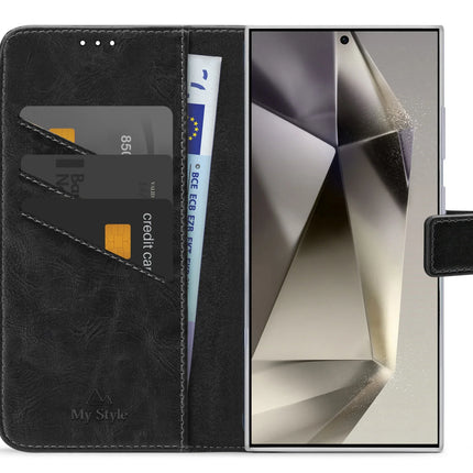 My Style Flex Wallet For Samsung Galaxy S24 Ultra 5G Black