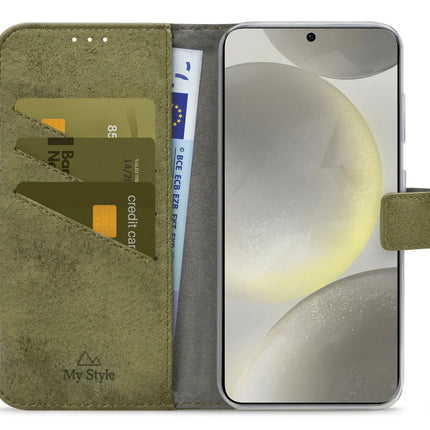 My Style Flex Wallet For Samsung Galaxy S24+ 5G Olive