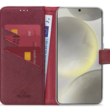 My Style Flex Wallet For Samsung Galaxy S24+ 5G Bordeaux
