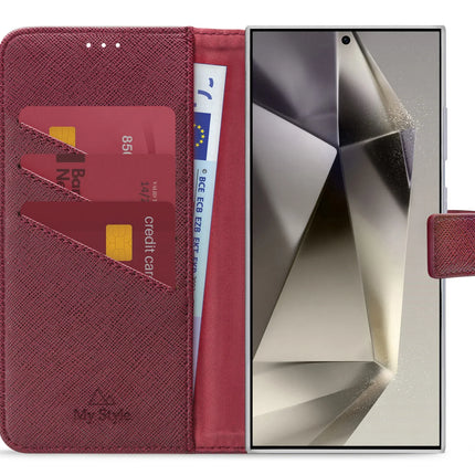 My Style Flex Wallet For Samsung Galaxy S24 Ultra 5G Bordeaux