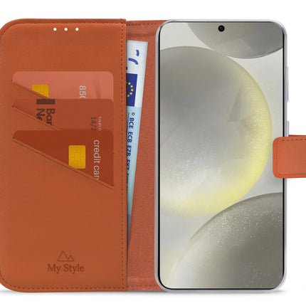 My Style Flex Wallet For Samsung Galaxy S24+ 5G Rust Red