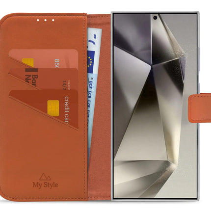 My Style Flex Wallet For Samsung Galaxy S24 Ultra 5G Rust Red