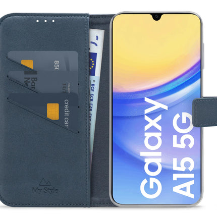 My Style Flex Wallet For Samsung Galaxy A15 4G/5G Ocean Blue