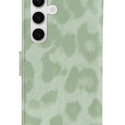 My Style Flex Wallet For Samsung Galaxy S24+ 5G Green Leopard