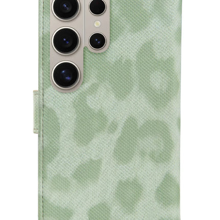 My Style Flex Wallet For Samsung Galaxy S24 Ultra 5G Green Leopard