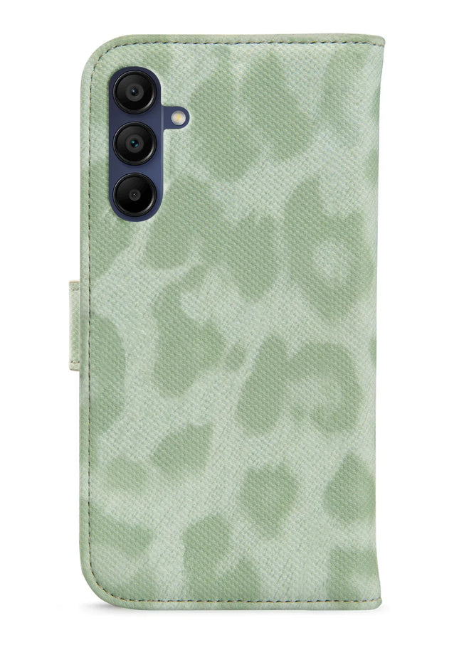 My Style Flex Wallet For Samsung Galaxy A15 4G/5G Green Leopard