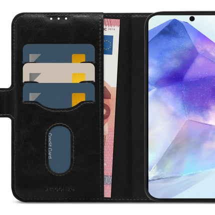 Mobilize 2In1 Magnet Gelly Wallet Case Samsung Galaxy A55 5G Black