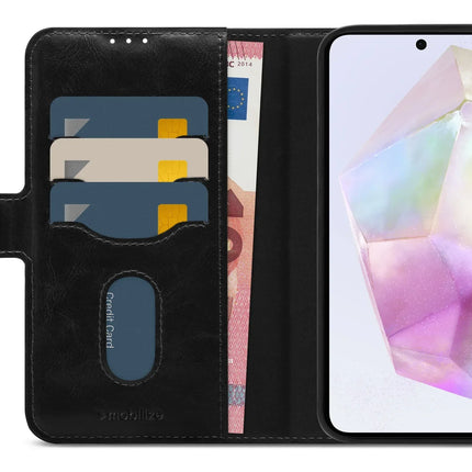 Mobilize 2In1 Magnet Gelly Wallet Case Samsung Galaxy A35 5G Black