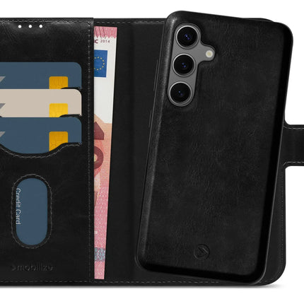 Mobilize 2In1 Magsafe Compatible Gelly Wallet Case Samsung Galaxy S24+ 5G Black