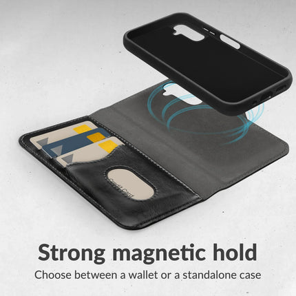 Mobilize 2In1 Magsafe Compatible Gelly Wallet Case Samsung Galaxy S24+ 5G Black