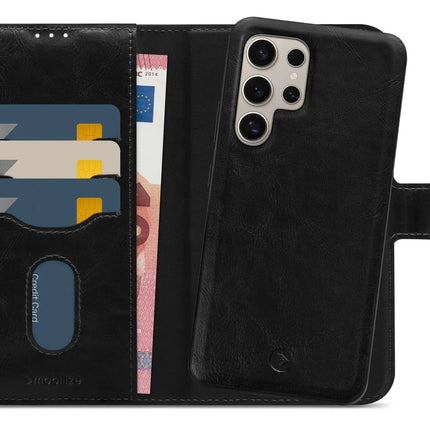 Mobilize 2In1 Magsafe Compatible Gelly Wallet Case Samsung Galaxy S24 Ultra 5G Black
