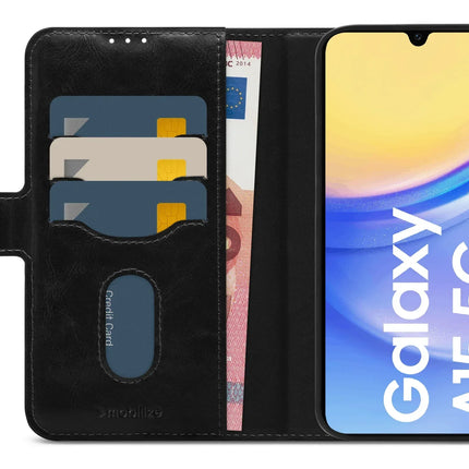 Mobilize 2In1 Magnet Gelly Wallet Case Samsung Galaxy A15 4G/5G Black