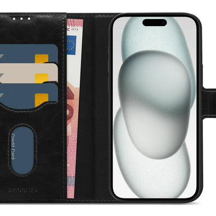 Mobilize 2In1 Magsafe Compatible Gelly Wallet Case Apple Iphone 15 Plus Black