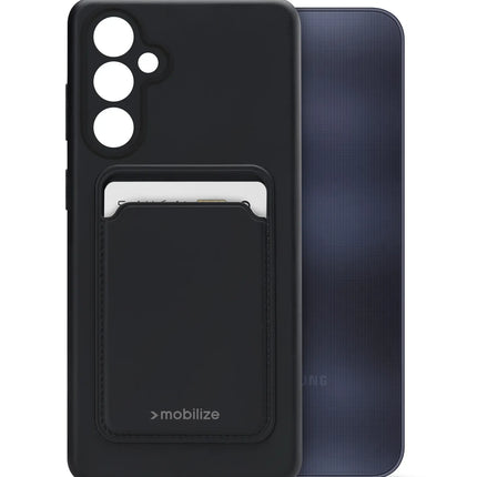Mobilize Rubber Gelly Card Case Samsung Galaxy A25 5G Matt Black
