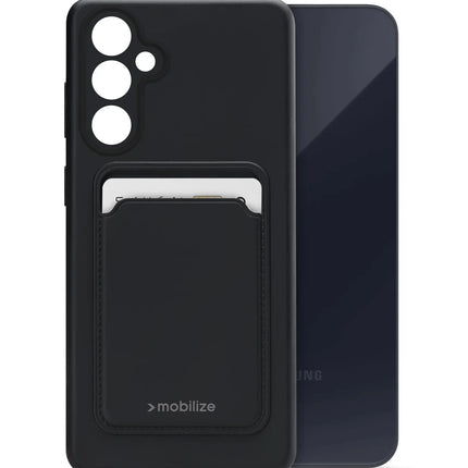 Mobilize Rubber Gelly Card Case Samsung Galaxy A55 5G Matt Black