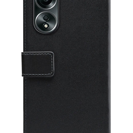 Mobilize Classic Gelly Wallet Book Case Oppo A58 4G Black
