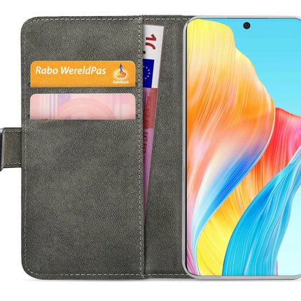 Mobilize Classic Gelly Wallet Book Case Oppo A58 4G Black