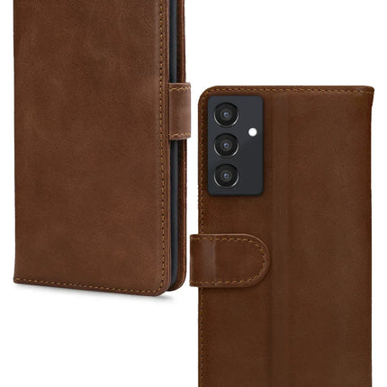 Mobilize Leather Wallet Samsung Galaxy A35 5G Brown