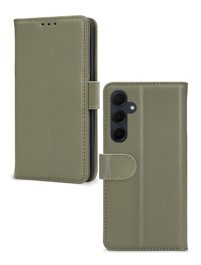 Mobilize Premium Gelly Wallet Book Case Samsung Galaxy A35 5G Green