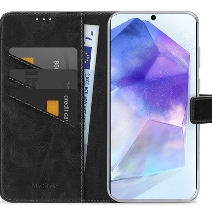 My Style Flex Wallet For Samsung Galaxy A55 5G Black